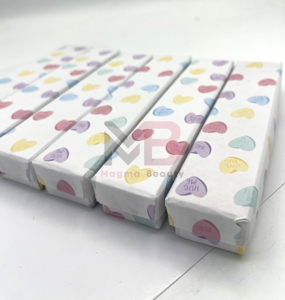Caja de Cartón para Pinzas de Pestañas con Diseño de Corazón en Color Personalizado, Impresión de Logotipo y Diseño Personalizado - Product Image 3