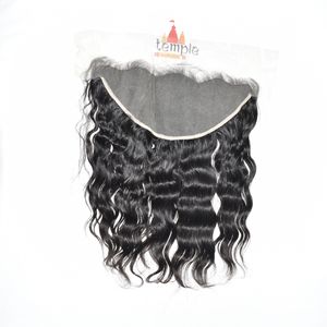 Extensions de cheveux indiens 100% vierges, ondulés naturels profonds, alignés sur la cuticule, 13*6 Frontal, double trame machine, à clipser/à tisser, 10-32 pouces - Product Image 3