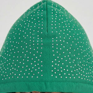 Sweat-shirt à capuche unisexe surdimensionné en coton épais avec strass, style streetwear personnalisé - Product Image 5