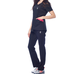 Best Quality Hospital Scrub Uniform <b>Set</b> for <b>Doctors</b> and Nurses Top Trending Product Hospital Wear Nursing Uniform In Solid Color - Product Image 2