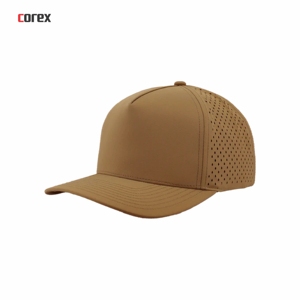 Casquette Trucker 5 Panneaux Vert Olive Personnalisée avec Broderie 3D Découpée au Laser, Respirante, Imperméable, Unisexe, Sportive, Décontractée, pour Activités de Plein Air et Voyage, Adulte - Product Image 3