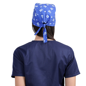 Women Operating Room <b>Scrub</b> <b>Cap</b> Cotton Surgical Nurse Hat Adjustable Medical Hospital Head Cover OEM Manufacturer - Product Image 5