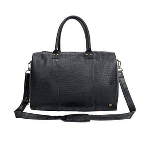 กระเป๋าเดินทางหนังสไตล์เรโทร กระเป๋าถือขนาดใหญ่ ใส่ของได้เยอะ พกพาสะดวก กระเป๋าเดินทางขึ้นเครื่องบินได้ มีช่องใส่พาสปอร์ตด้านนอก ซิปทำมือ - Product Image 1