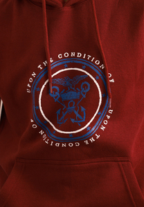 Sweat-shirt à capuche pour homme avec logo personnalisé OEM, mélange de coton, imprimé, pull-over d'hiver, qualité supérieure, respirant - Product Image 4