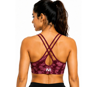 Soutien-gorge de sport sans couture personnalisé pour femme, maintien élevé, yoga, fitness, crop top respirant, tenue de sport, marque privée Nofyan Ind 2026 - Product Image 1