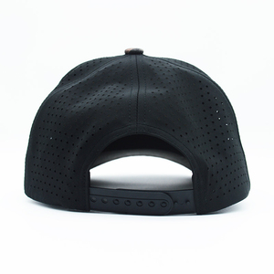 Mesh Baseball <b>Cap</b> With Rope Trim Breathable <b>Waterproof</b> Outdoor Casual Hat For Adults 6-Panel Fitted Style - Product Image 3
