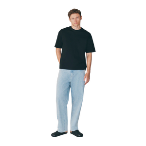 T-shirt Boxy Homme de Qualité Supérieure, 100% Coton, Col Rond, Manches Courtes, Grande Taille - Product Image 1