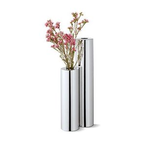 Vase à fleurs en métal design moderne, pièce décorative pour table de salon, centre de table élégant, décoration florale pour la maison - Product Image 5