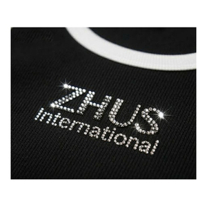 Women's Summer Crop <b>Tops</b> T-Shirt 100% Cotton Canvas Fabric Crew Neck Casual Quick Dry Breathable Eco-Friendly Short Sleeve - Product Image 4