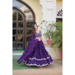 Desinger Wine lehenga choli - Product Image 1