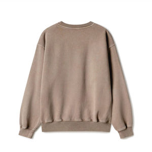 เสื้อสเวตเชิ้ตผู้ชายไซส์ใหญ่ สีพื้น ผ้าฝ้าย คอโอ ทรงปกติ สวมใส่สบายๆ สำหรับฤดูใบไม้ร่วง แขนยาว ถักทอ - Product Image 2