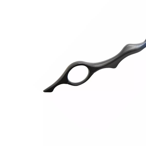 Navaja de Peluquería Profesional de Acero Inoxidable para Estilizar Cabello Negro, Navaja de Entresacar Estilo Pluma para Cortar y Dar Forma al Cabello - Product Image 3