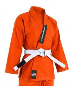 Uniformes de Jiu Jitsu Personalizados SPALL JP SPORTS al por Mayor, Traje de Kimono BJJ para Entrenamiento, 100% Algodón, Ligero, Nuevo Diseño, Naranja - Product Image 6