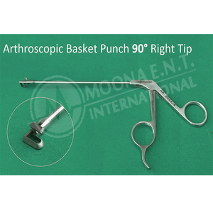ตะกร้าเจาะข้อแบบส่องกล้อง 90 องศา °   เครื่องมือผ่าตัดแบบแมนนวลรุ่น Right Tip AR-0594/8 สำหรับการผ่าตัดข้อแบบส่องกล้อง - Product Image 2