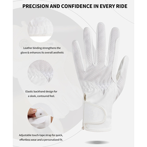 Gants d'équitation sportifs personnalisés, nouvelle conception, vente chaude, légers, respirants, durables, compatibles écran tactile, antidérapants - Product Image 2