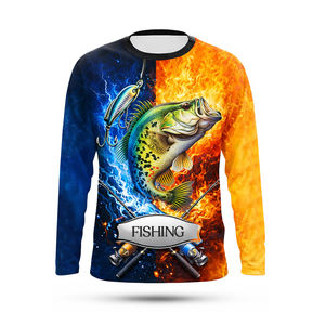 เสื้อแรชการ์ดผู้ชายแขนยาวสำหรับดำน้ำ ป้องกันรังสียูวี แห้งเร็ว ระบายอากาศได้ดี เหมาะสำหรับวิ่งและเดินป่า - Product Image 1