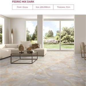 Azulejos de Porcelana Pulida FEDRIC GREEN LIGHT First Choice Onyx, 24x48, Superficie Brillante, Azulejo Vitrificado, Apartamento Moderno, Cerámica Novac - Product Image 2