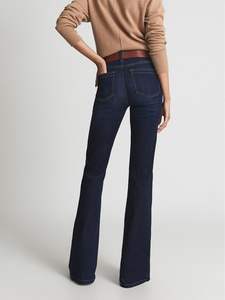 กางเกงยีนส์ทรงตรงเอวกลางสีฟ้าอ่อนสไตล์คาร์เพนเตอร์ ผ้าเดนิมระบายอากาศได้ดี สตรีทแวร์ เซ็กซี่ สไตล์ลำลอง มีกระเป๋า - Product Image 6