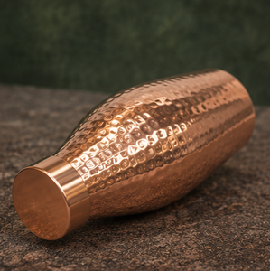 Premium Pure Copper Hammered Water <b>Bottle</b> Handmade Ayurvedic Drinking <b>Bottle</b> Leakproof Copper <b>Flask</b> Traditional Health Water - Product Image 3