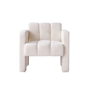 31.10\" Wide Boucle <b>Upholstered</b> Accent <b>Chair</b> for Living Room - Product Image 3