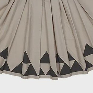 Falda Polinesiana con Cintura Fruncida, Vestido Étnico con Bordado Floral, Transpirable, Ligero, 100% Algodón, Atuendo Casual para Vacaciones - Product Image 3