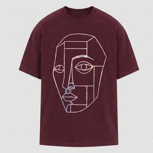 Camiseta con estampado reflectante de diseñador para hombre, camiseta de algodón transpirable de manga corta, ropa informal de calle, elegante opción para el día a día - Product Image 1