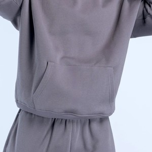 Sudadera con Capucha de Forro Polar para Hombre, Personalizada con Logotipo Frontal, Venta al por Mayor, Color Sólido, Manga Larga, con Bolsillos, Tejida, para Invierno, Última Colección - Product Image 4