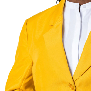 <b>Gold</b> <b>Blazer</b> <b>for</b> Women Elegant Tailored Formal Jacket Stylish Sorority Fashion Business Office Wear Luxury <b>Gold</b> Suit Coat - Product Image 4