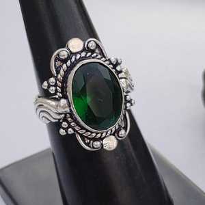 Beautiful Green Tourmaline <b>Ring</b> 925 Sterling Silver Handmade Jewelry Gift For Women Birthday Luxury Elegant Style - Product Image 3