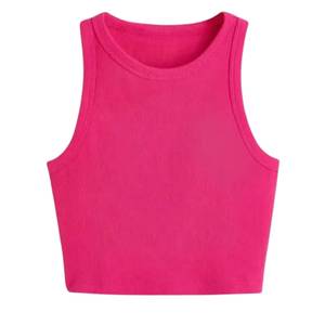 Fabricante Directo, Camisetas sin Mangas Casuales y Modernas para Mujer, Algodón Suave, Moda Urbana, OEM - Product Image 2