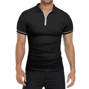Camisetas de Golf Blancas al por Mayor de Alta Calidad, Personalizadas con Logotipo Bordado, Unisex, Transpirables, de Secado Rápido, de Algodón, para Negocios - Product Image 1