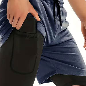 Shorts de sport confortables pour hommes, design respirant, pour la gym, le fitness, la course à pied et l'entraînement quotidien - Product Image 5