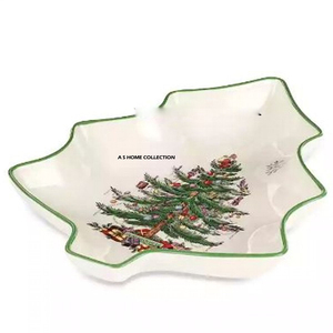 Bandeja Navideña Multifuncional Art Deco, Plato Decorativo para Exhibición, para Decoración Navideña, Sublimación en Blanco - Product Image 3