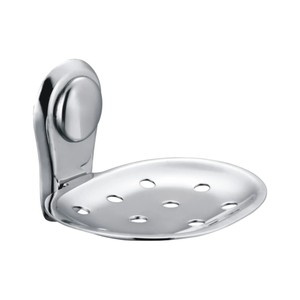 Porte-savon en acier inoxydable pour salle de bain, design métallique raffiné, pour intérieurs modernes - Product Image 2