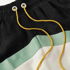 Ensemble short et veste coupe-vent à capuche 100 % nylon, deux pièces, léger, en polyester, sportif, pour le printemps, séchage rapide - Product Image 6