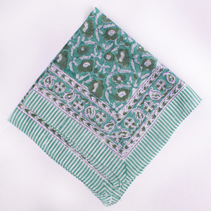 Pañuelo Cuadrado Multifuncional de Algodón Estilo Boho Chic para Primavera/Verano, Accesorio Casual para Unisex o Mascotas - Product Image 6