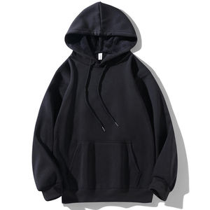 Prix de gros – Nouveaux sweats à capuche décontractés pour hommes, personnalisables avec logo, en polyester/coton, couleur unie, 350 grammes, collection automne - Product Image 6