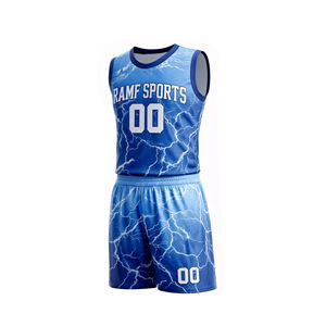 Compra en Grupo, Camisetas de Juego Personalizadas, Cómodas, Transpirables, de Secado Rápido, Uniformes de Baloncesto 100% Poliéster para Adultos, Reversibles, Tallas Grandes - Product Image 2