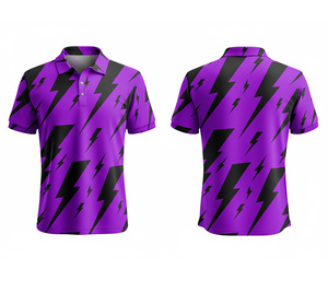 Sports Sublimation Polo Shirt Lightweight Performance Wear Durable Stitching for Men Women Youth Quick-Dry Dry-Fit Active Polo - Product Image 3