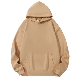 Sudadera con Capucha Unisex Extra Grande, Color Sólido, Tejido de Algodón, Informal, con Bolsillos, Diseño Otoñal, Color Rosa - Product Image 2