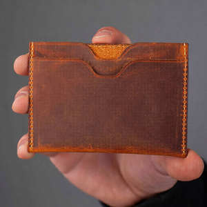 Carteras de Cuero Genuino 100% de Alta Calidad, las Más Vendidas, para Hombre, Hechas a Mano, Estilo Vintage, Delgadas, Bifold, con Bloqueo RFID - Product Image 1