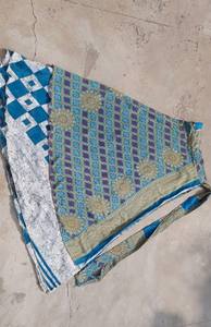 Jupe vintage pour femme à imprimé paisley, longueur genou, 100% polyester - Product Image 3