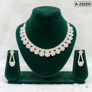 Conjunto de Joyería Nupcial Moderna para Mujer, Inspirado en la Moda Africana India, de Aleación de Zinc con Circones, Bañado en Plata/Oro, Modelo MOLL, el Mejor Compra del 2026 - Product Image 6