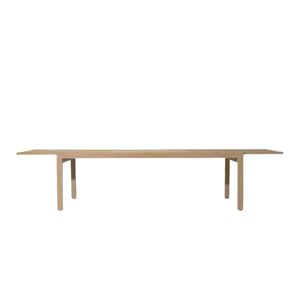 Modern <b>Extendable</b> Outdoor <b>Dining</b> <b>Table</b> Solid Teak <b>Wood</b> Rectangular Shape with Slatted Surface Eco-Friendly for Patio Garden - Product Image 6