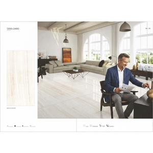 Dalles de porcelaine effet marbre extra larges 1200x2400mm pour projets muraux et de sols modernes et luxueux dans les halls et salles à manger - Product Image 6