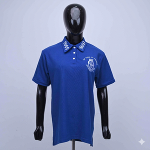 Camiseta Polo Clásica Azul Marino para Hombre, de Algodón, Manga Corta, Casual, Transpirable, Estilo Minimalista, Elegante, para Golf, Venta al Por Mayor - Product Image 1