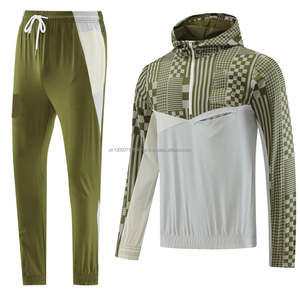 Chándal de entrenamiento personalizado, ropa deportiva en blanco de dos piezas, chándal, ropa deportiva, conjunto de chándales para correr para hombre - Product Image 1