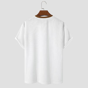 T-shirts pour hommes en coton biologique respirant, doux, de qualité supérieure, à séchage rapide, personnalisés avec votre marque, vêtements d'été, style streetwear, t-shirt pour hommes - Product Image 4