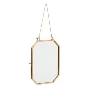 Elegant Metal Glass Hanging Photo <b>Frame</b> Wall Mounted <b>Picture</b> Display Modern Home Interior Decoration - Product Image 4