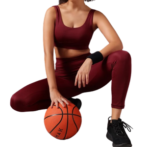 Women's Activewear <b>Set</b> High Waist <b>Leggings</b> Sports Bra <b>Seamless</b> Gym Outfit Yoga Fitness Custom Logo Workout Clothing Quick Dry - Product Image 3